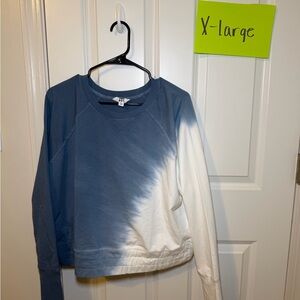 JoyLab Gradient Blue and White Sweatshirt